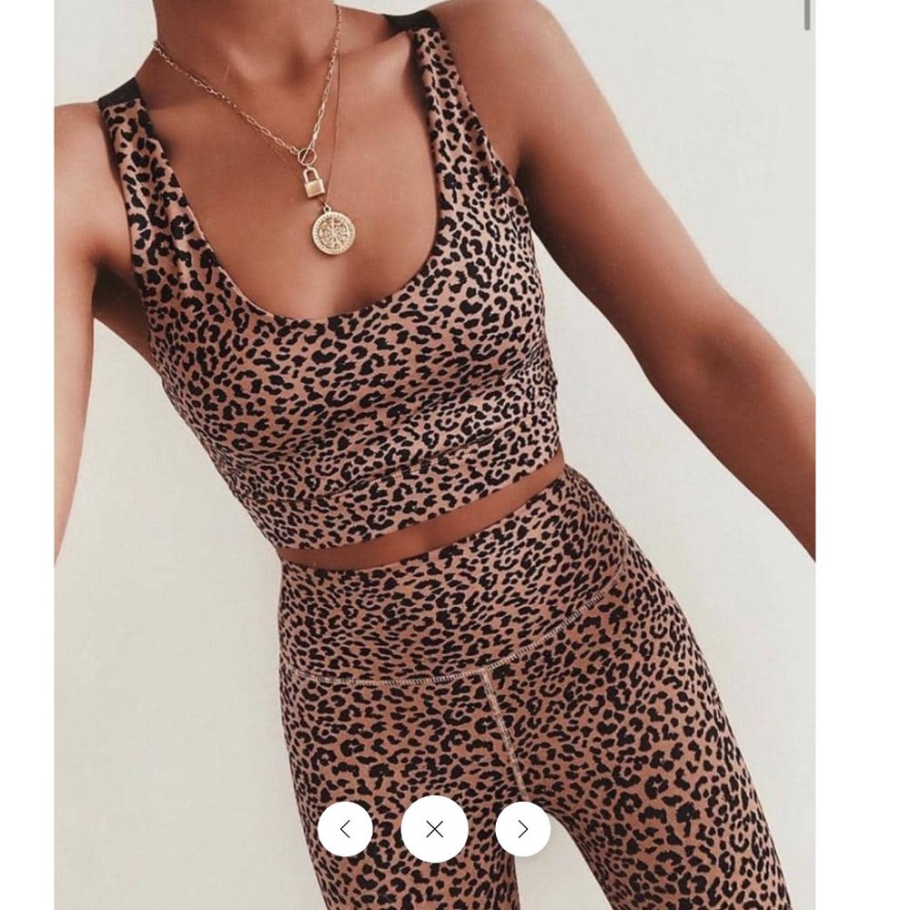 ❌ SOLD ❌ All Fenix Leopard-print Longline Sports Bra NWT - Picture 11 of 11